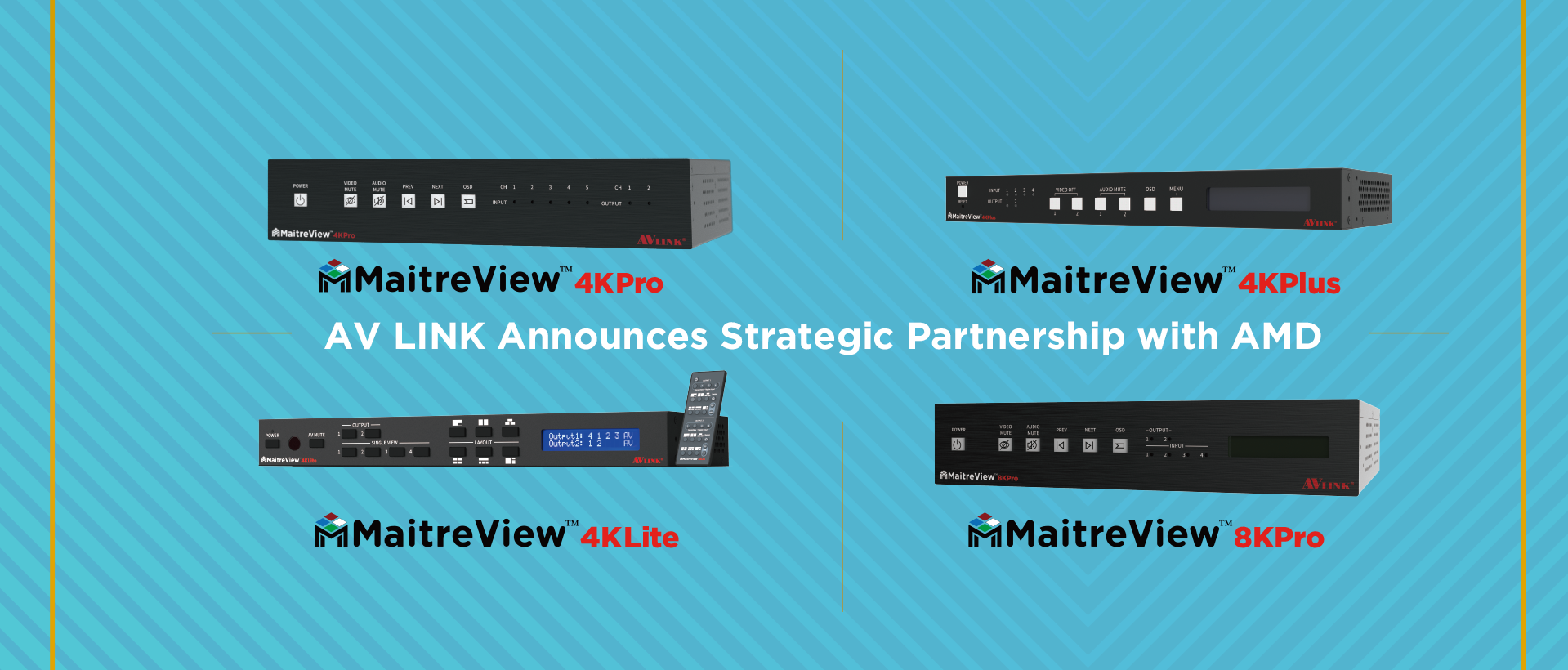 AV LINK Announces Strategic Partnership with AMD