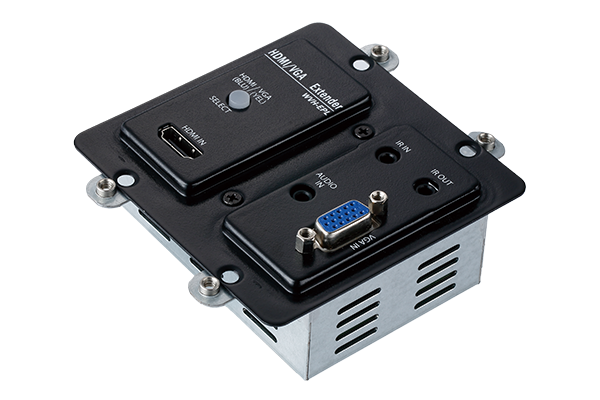 The WVH-EPL Transmitter Enables to Switch between VGA and HDMI Inputs